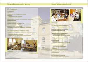 Präsentationsmappe DRK Betreuungseinrichtung Haus Rosental Merseburg